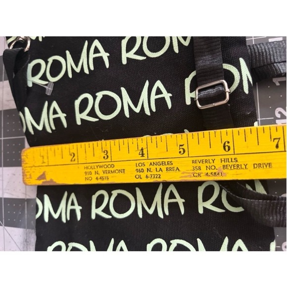 Robin Ruth Crossbody Bag Small Black Multicolor Rome Roma - Picture 4 of 5